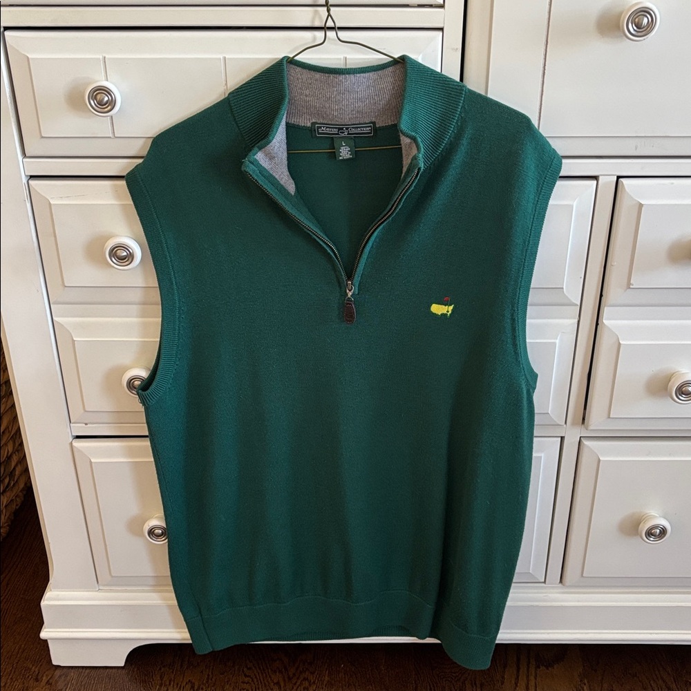 Master’s Golf Championship Collection Half-Zip Sweater Vest